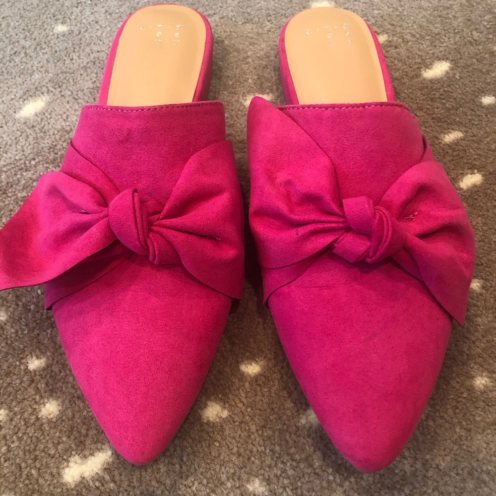 Pink Slide on Mules